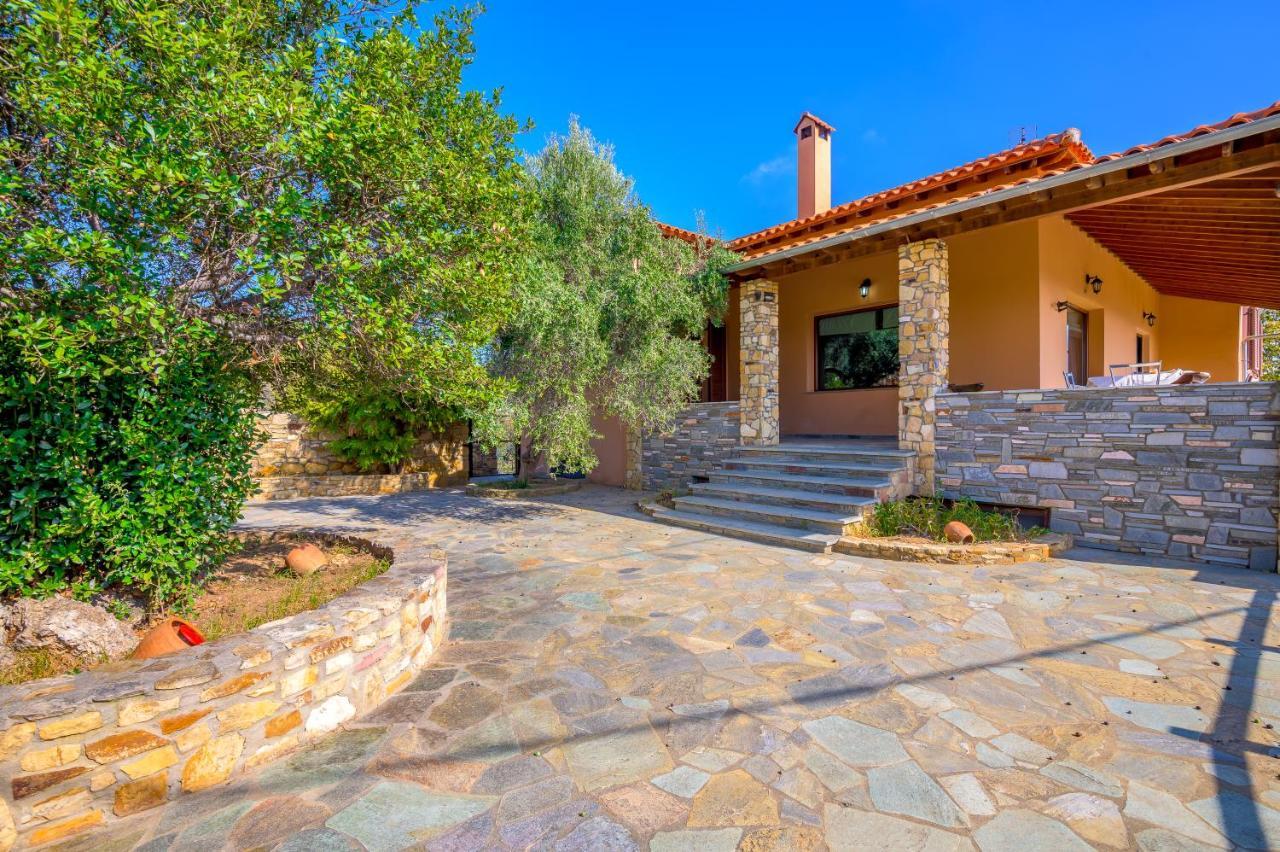 Luxurious Villa With Gorgeous View And Bbq Alexandroúpoli Eksteriør bilde
